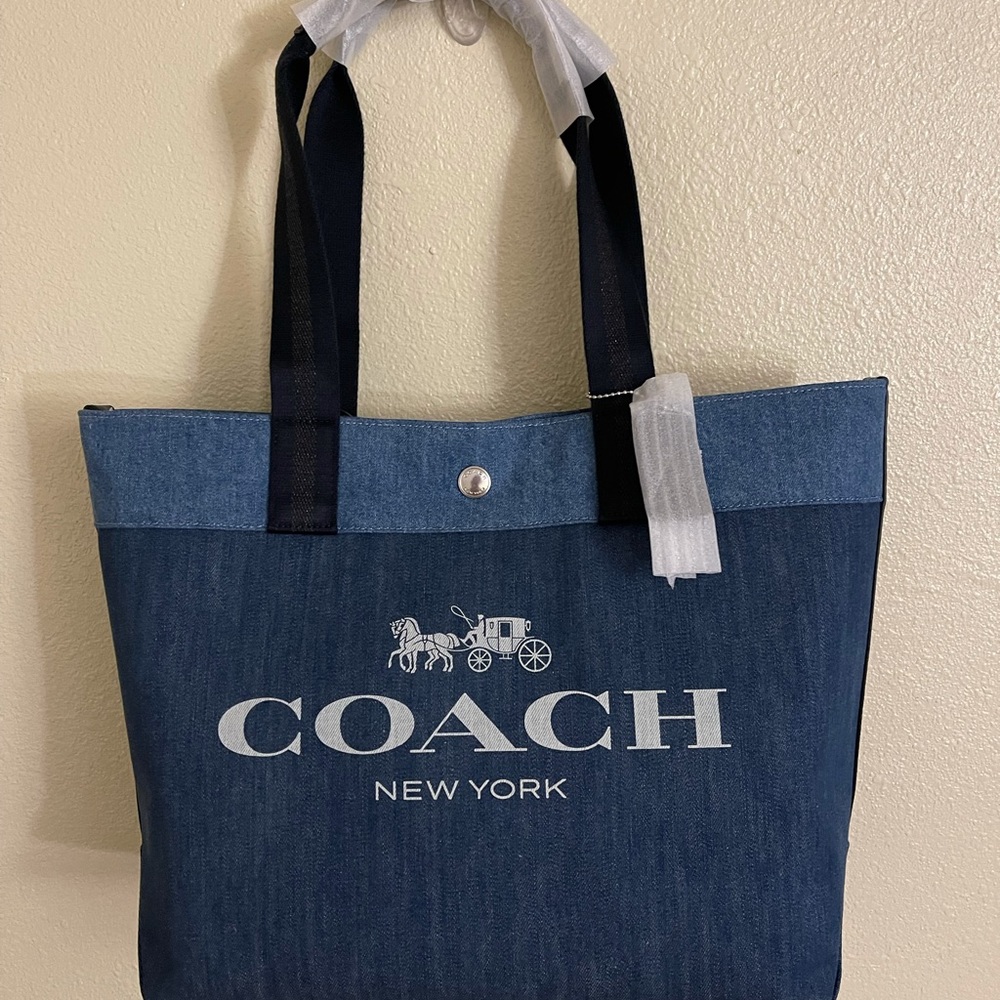 Coach Denim Tote